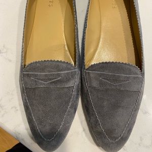 TALBOTS SUEDE DRIVER LOAFERS SIZE 11